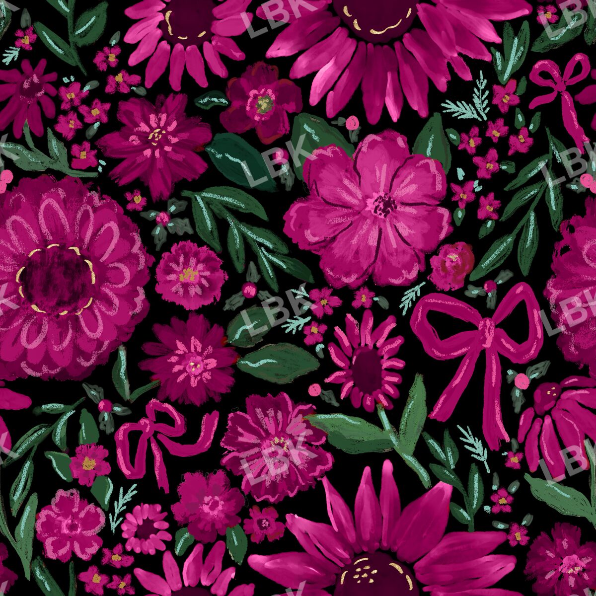Joyous Holiday floral berry