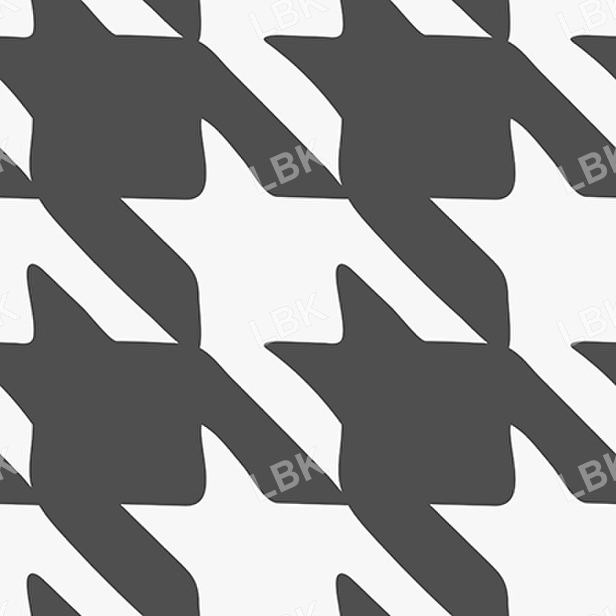 Wild Love Houndstooth Black