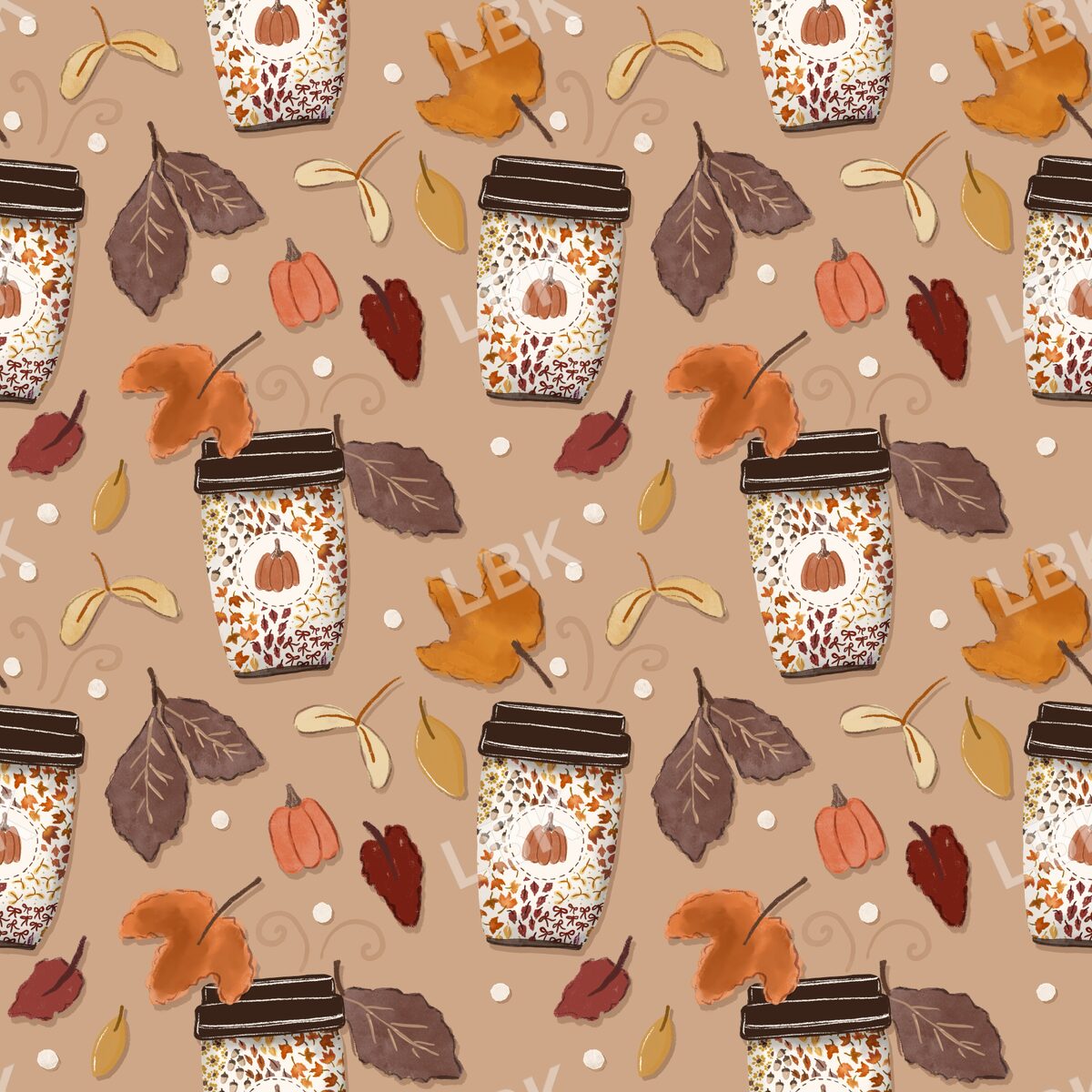 Falling for pumpkin spice - coffee