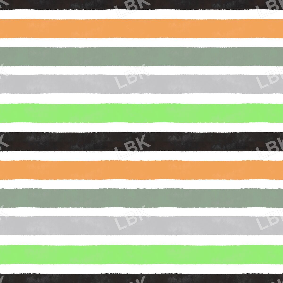 Horizontal fall stripe olive bright green orange
