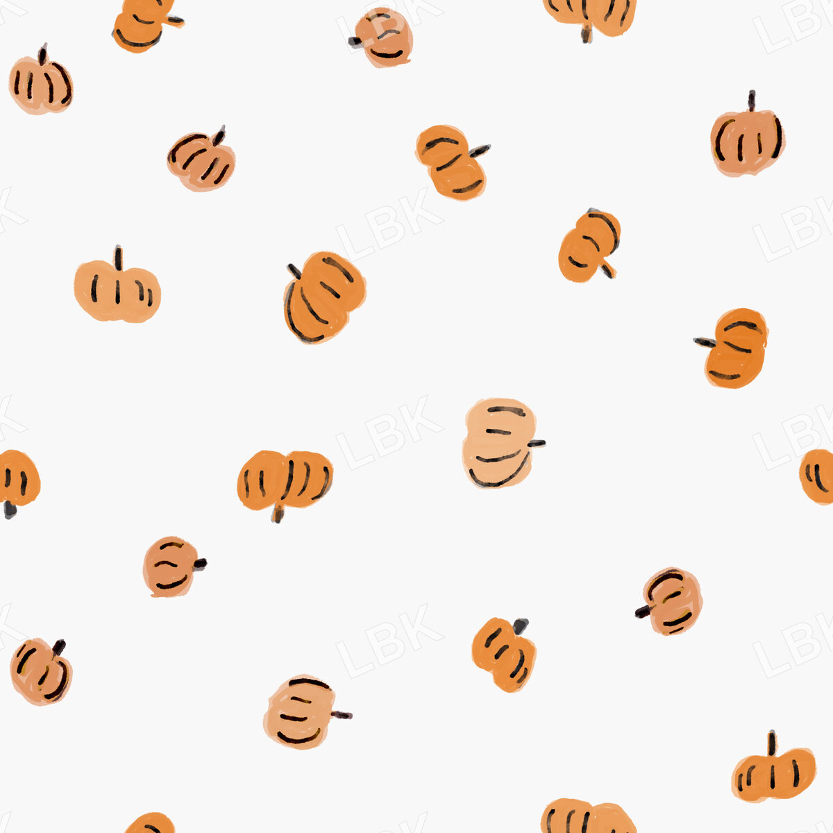 tiny tossed Pumpkins