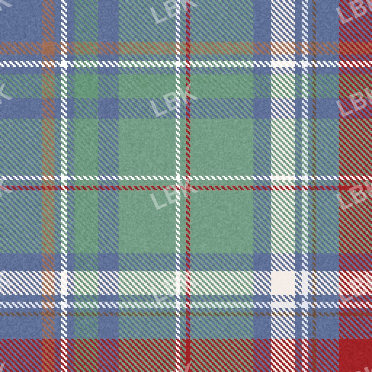 Cozy plaid winter blue mix