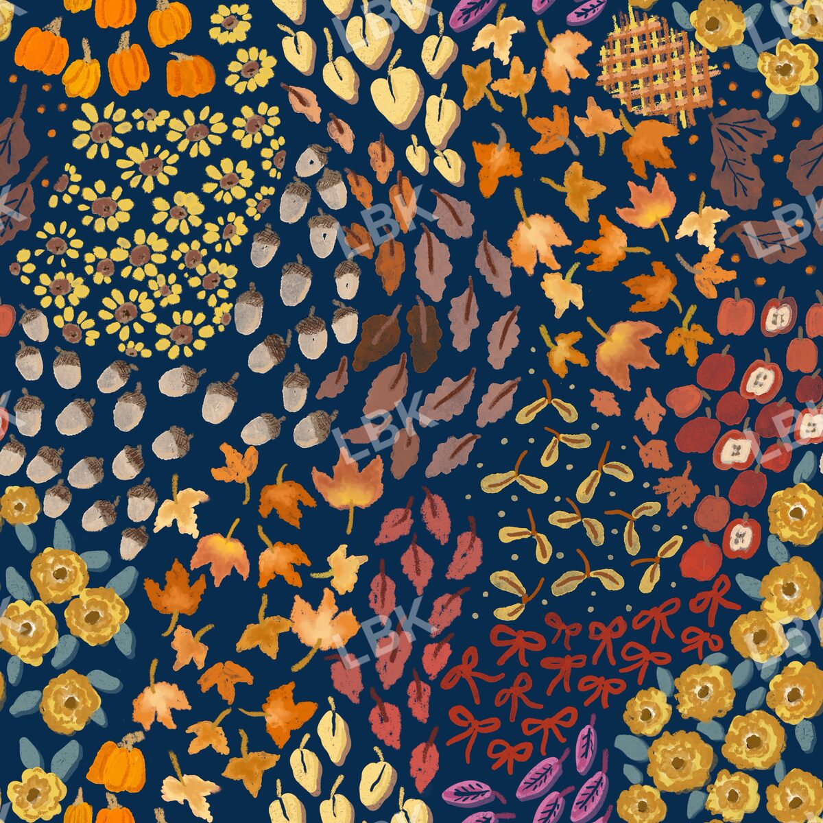 Falling for autumn navy