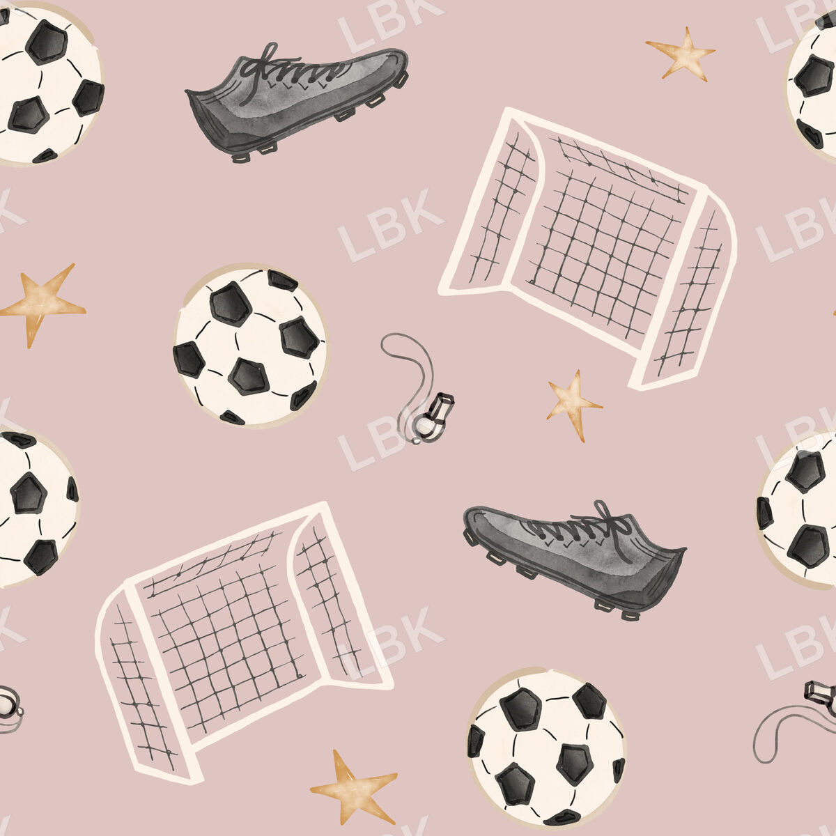 Soccer - light mauve