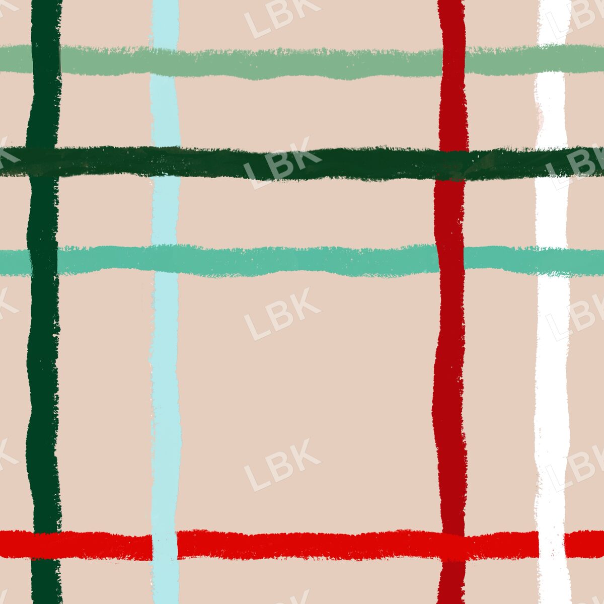 Yarn plaid - tan