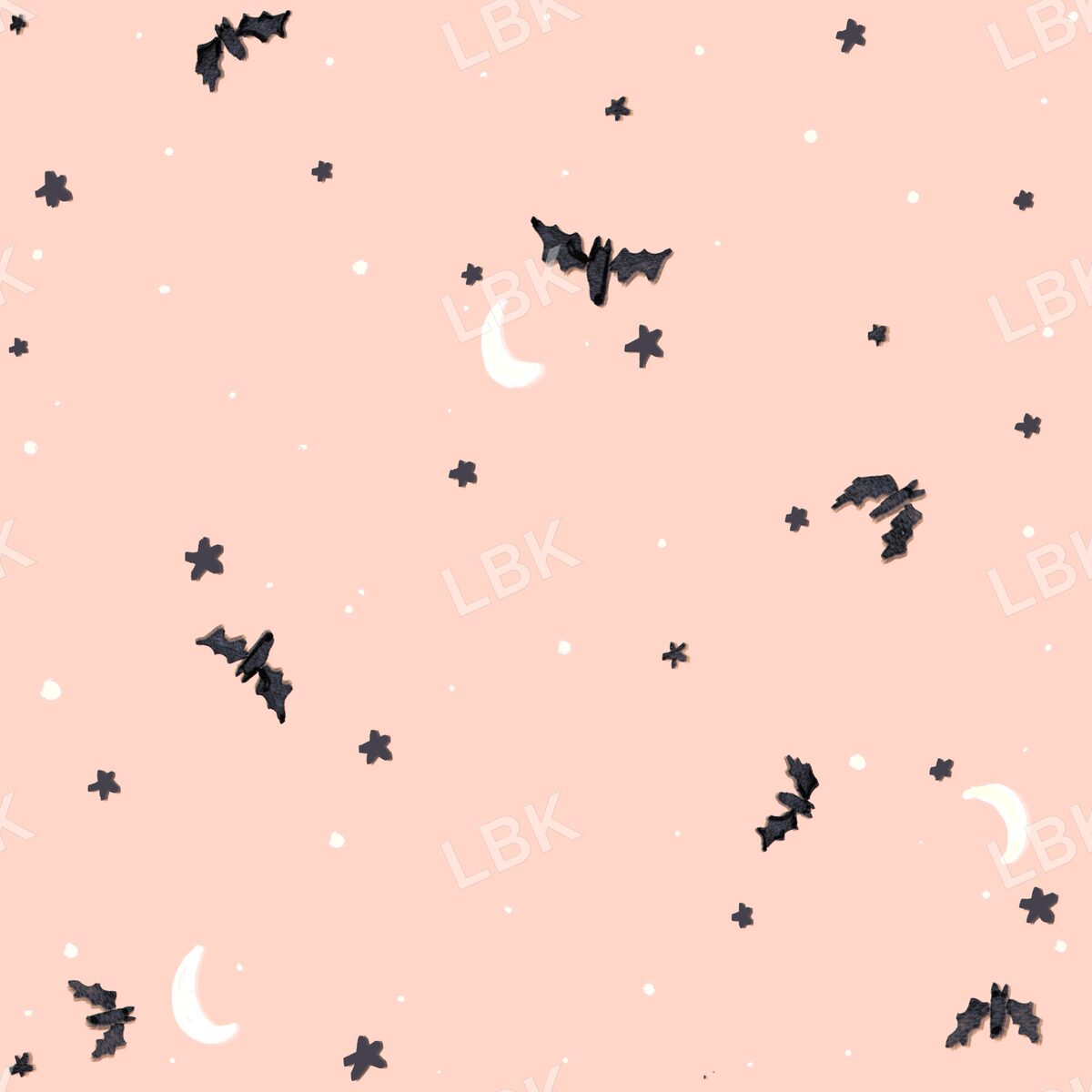 Batty sky soft peach