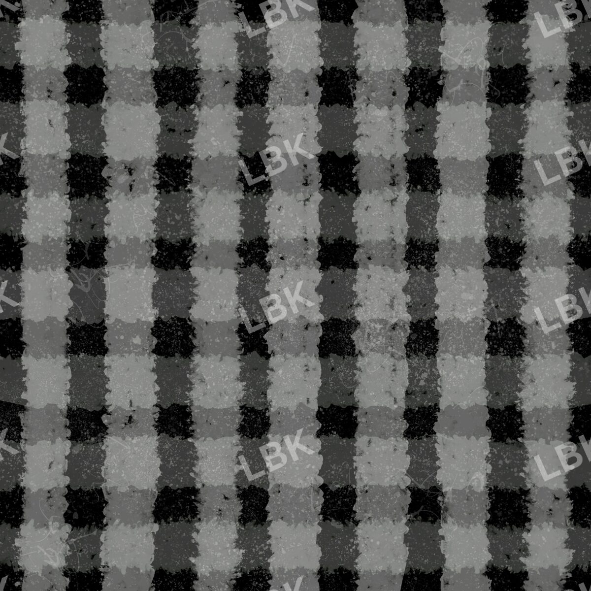 Black gray plaid