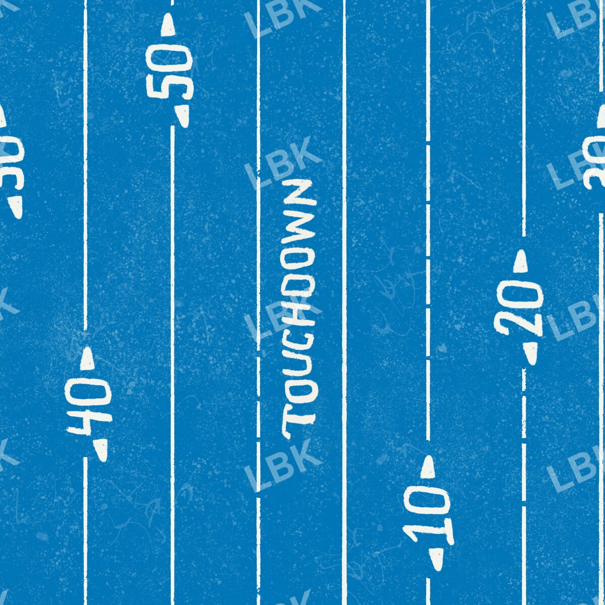Detroit blue touchdown stripe