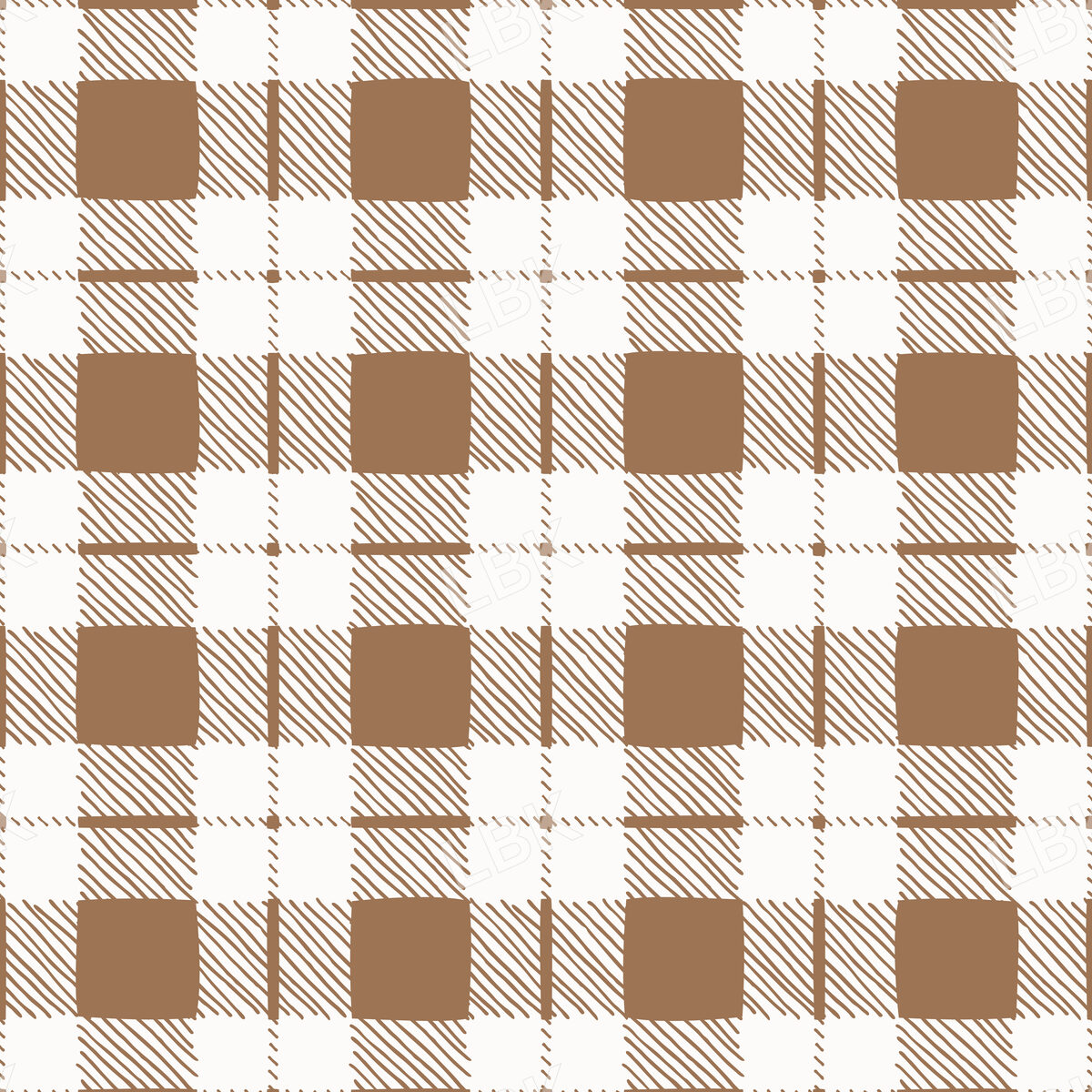Gingerbread Plaid