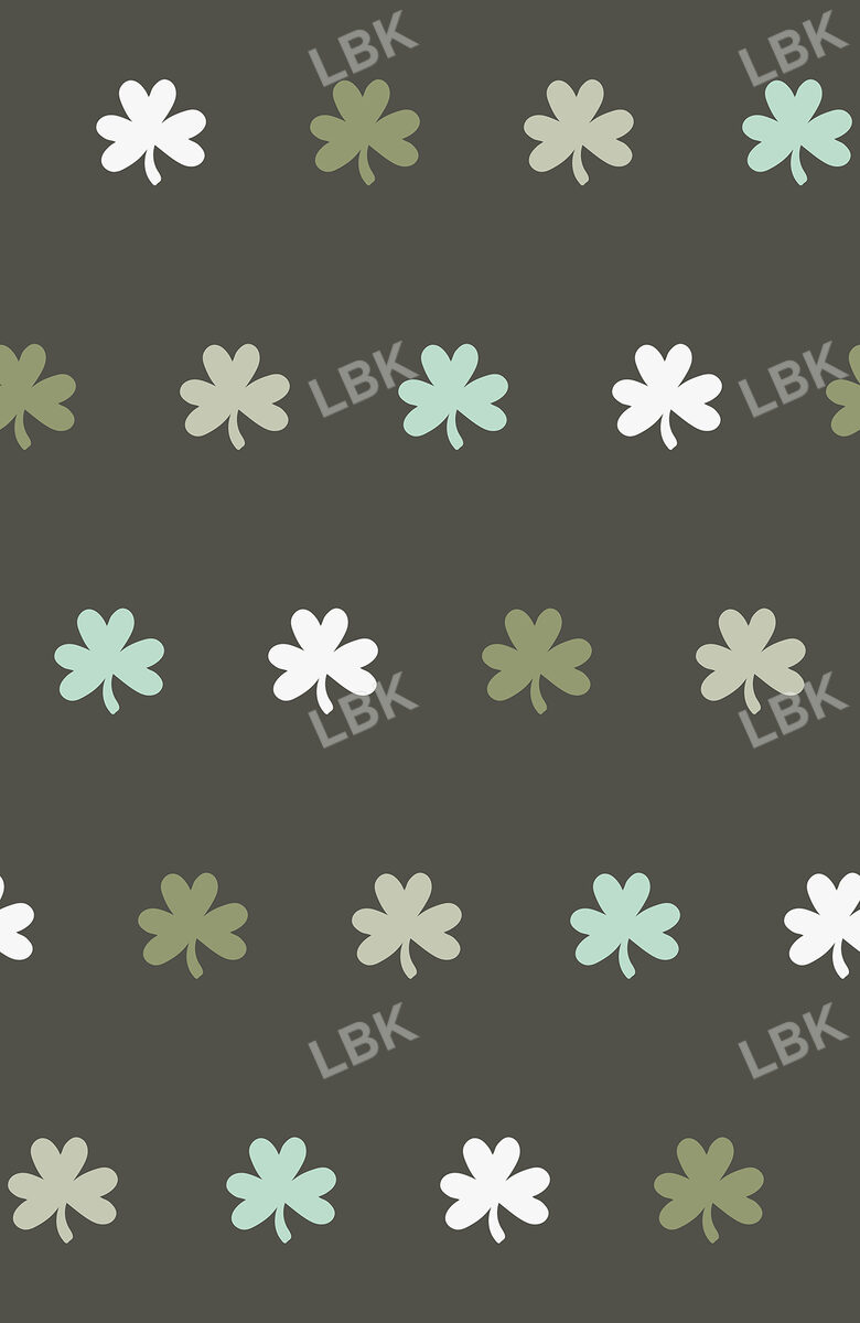Wild LUCK Shamrocks Black