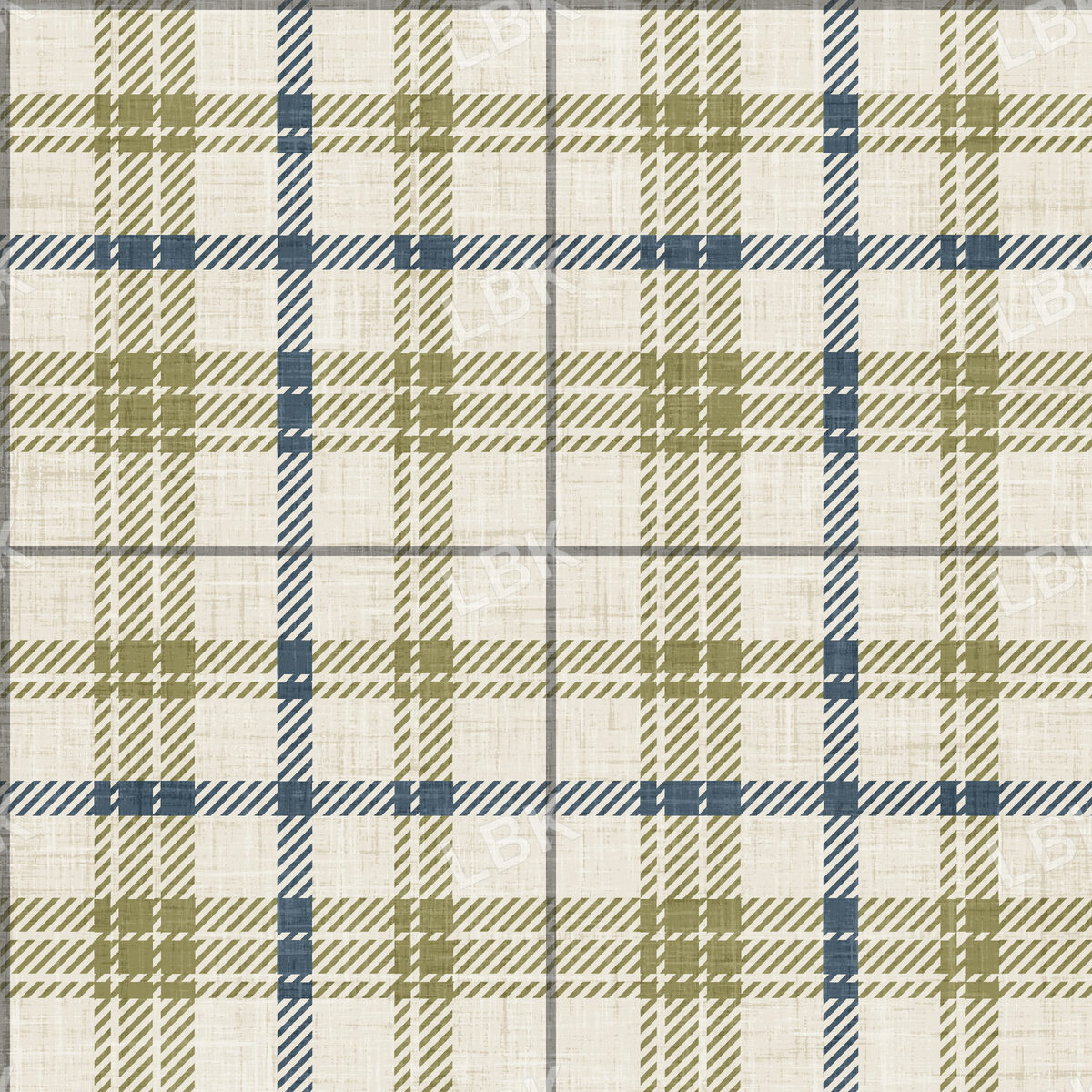 Faux Flannel Fog Plaid