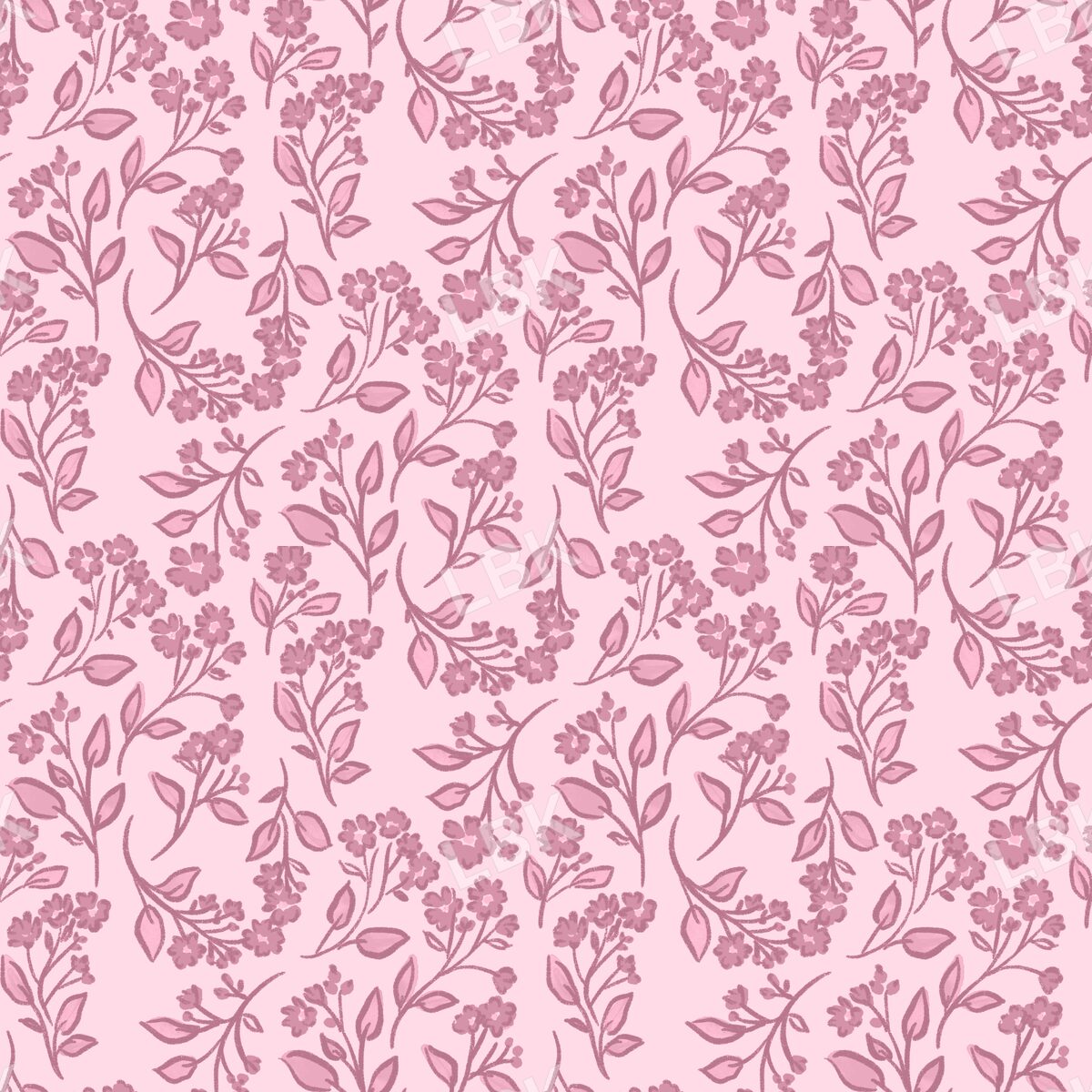 Flower & Vine pink tone