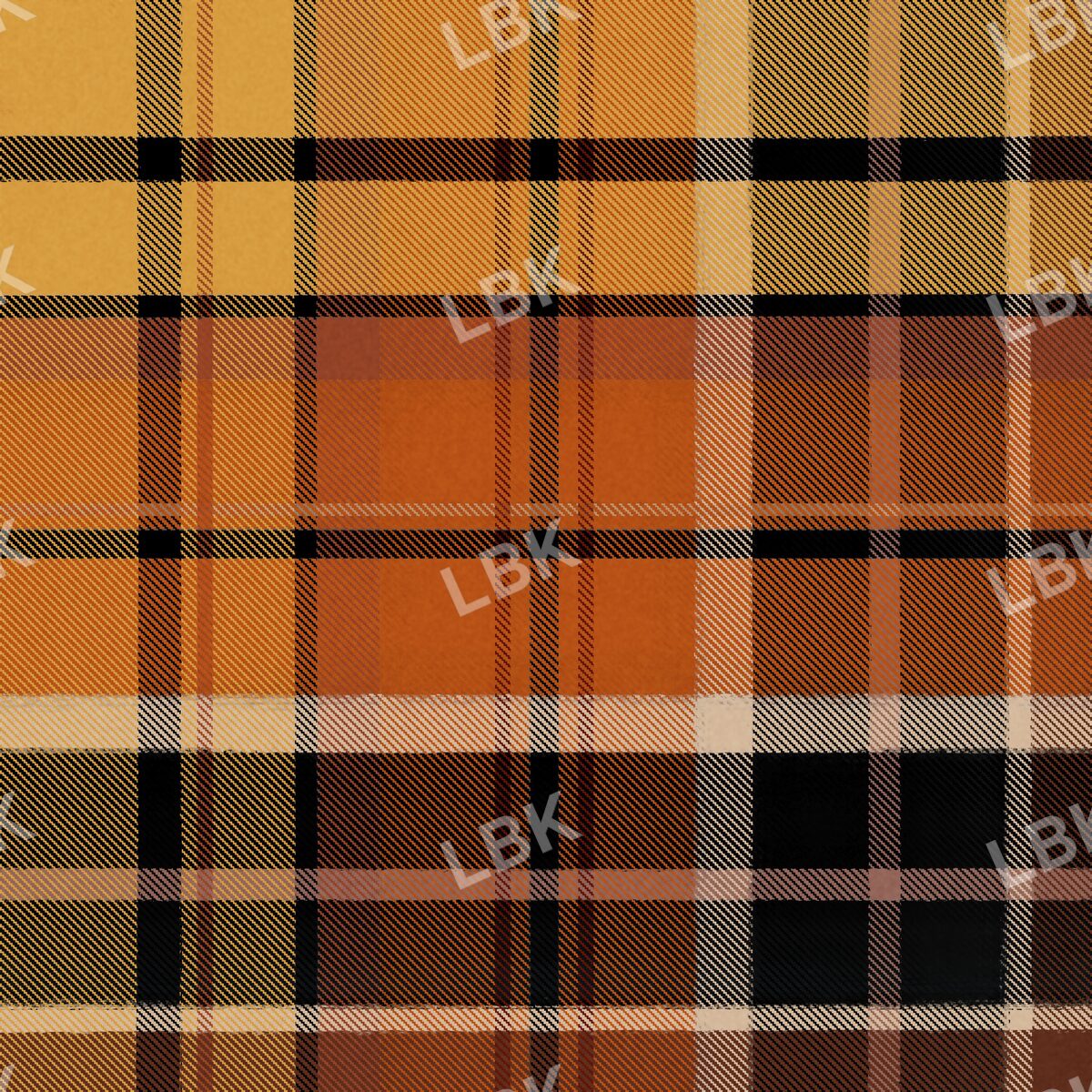 By the fire plaid - embers black mix