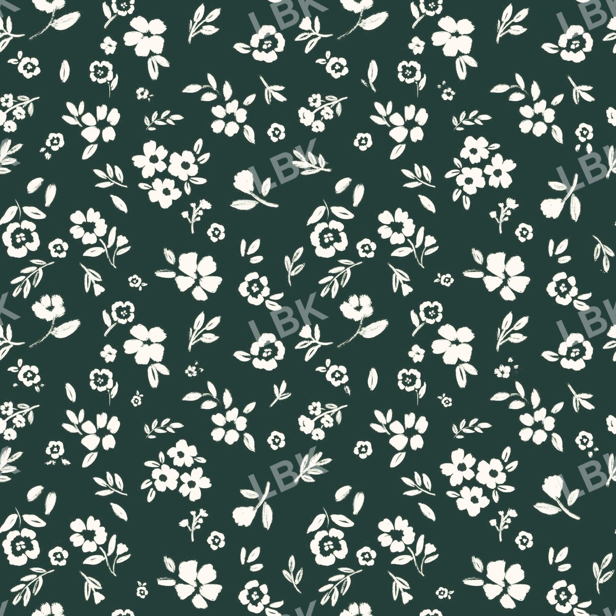 Pocket full of posies dark green