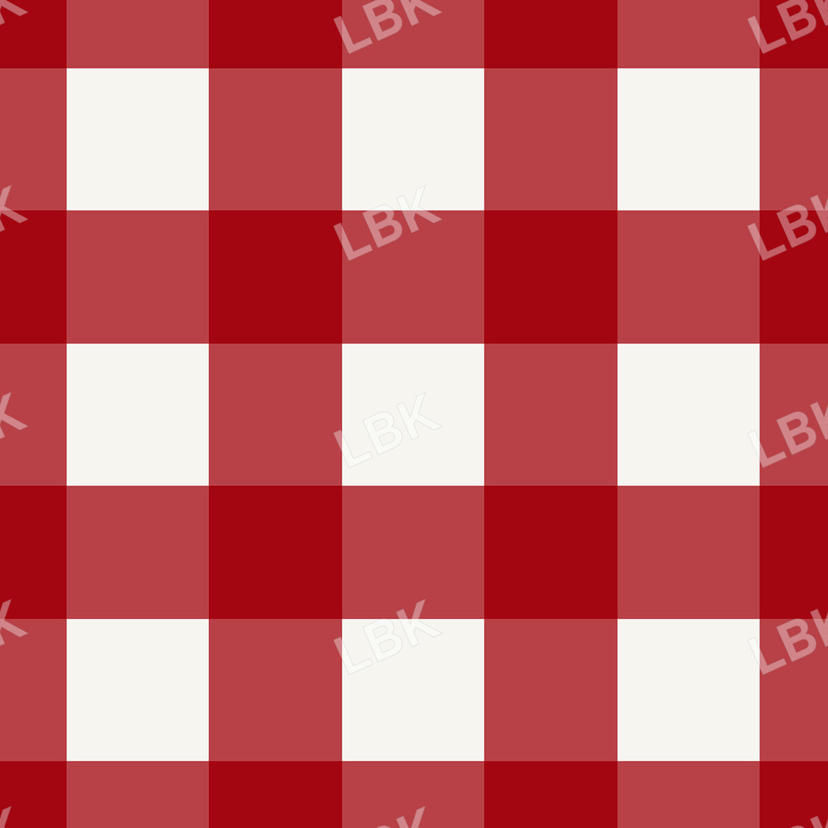 Winter Fox Gingham Red