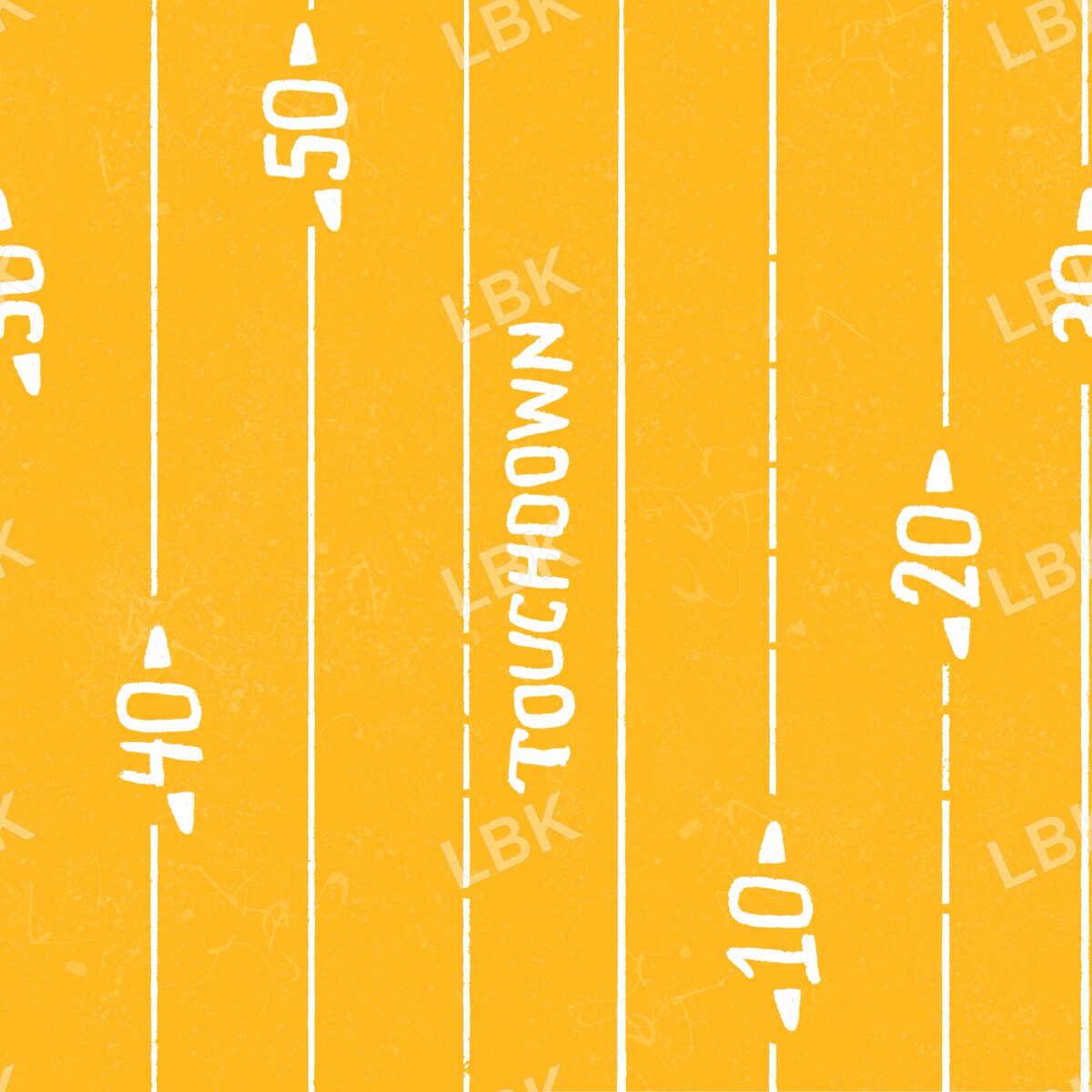 KC yellow touchdown field stripe