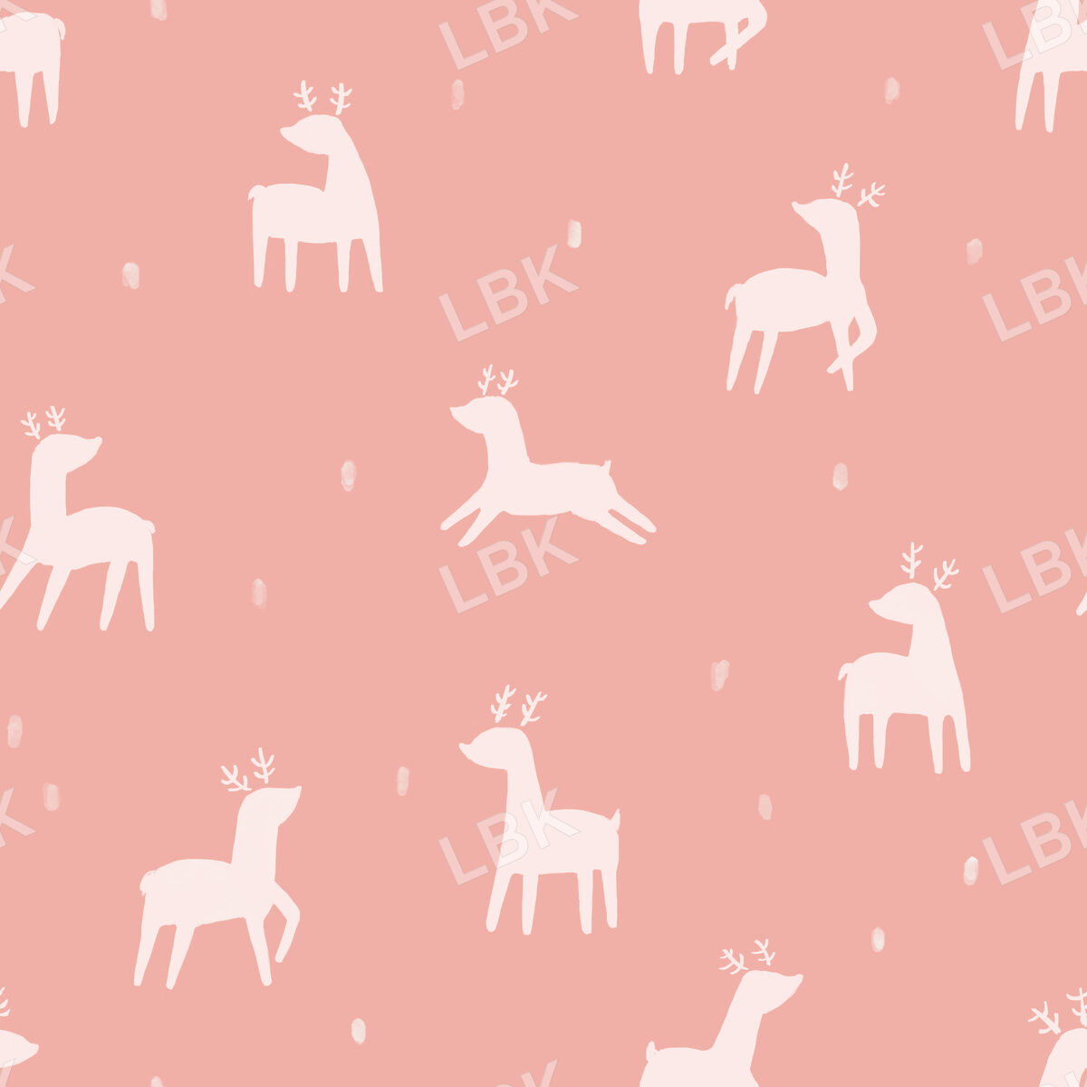 Prancing Deer-Rose Pink