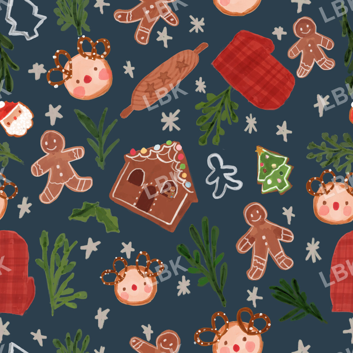 Cookie Tray-Midnight Blue