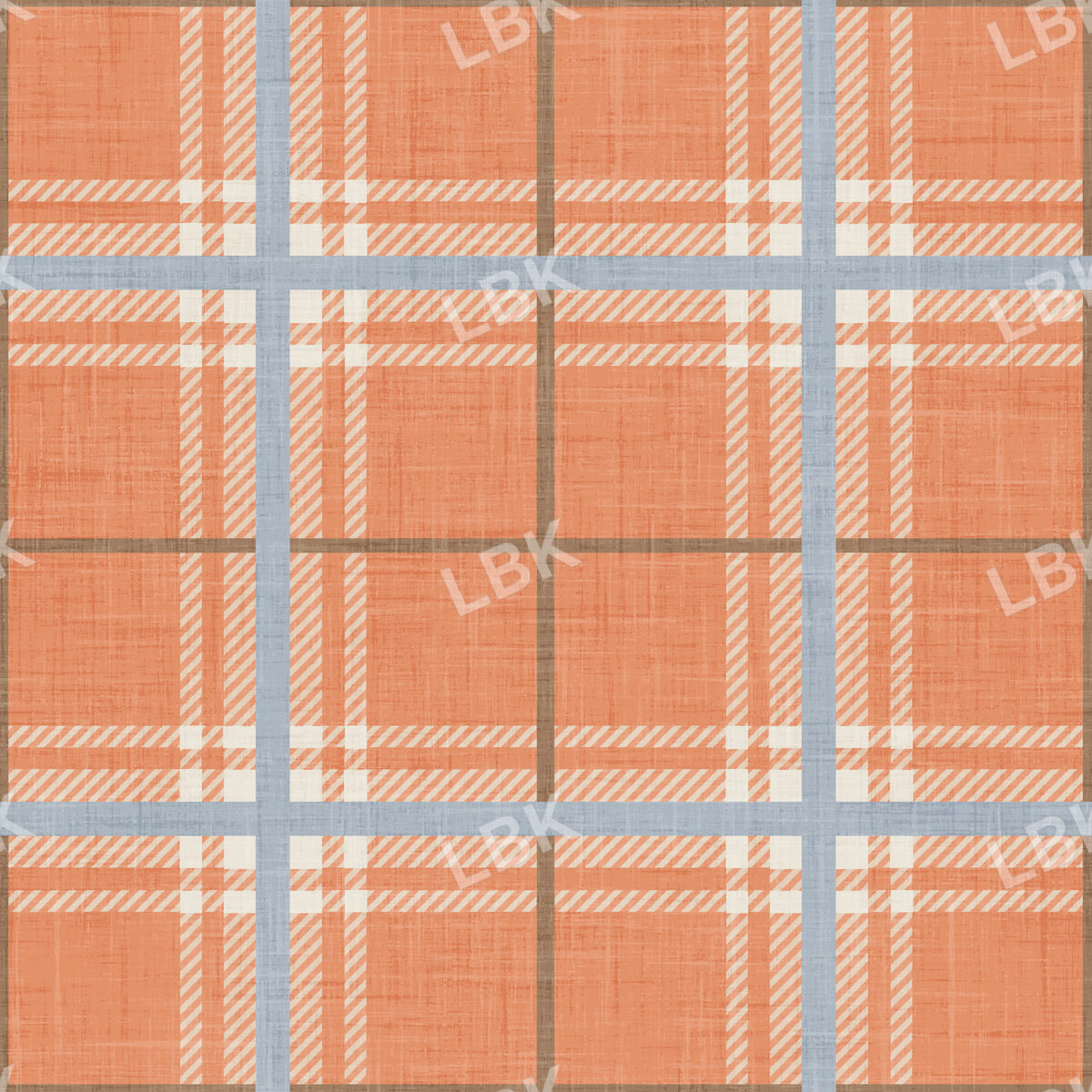 Faux Flannel Pumpkin Plaid