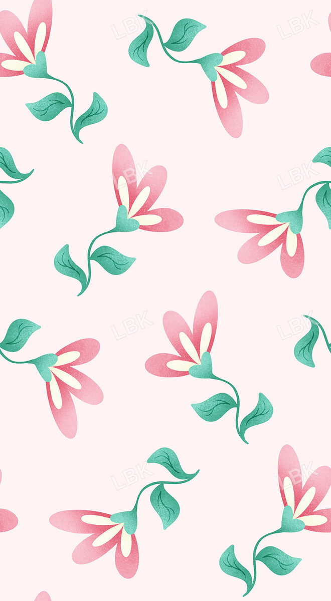 Hoppy Easter Ditsy Floral Pink