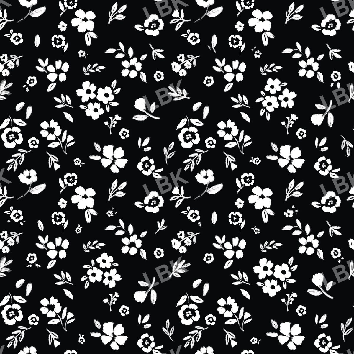 Pocket full of posies black and white