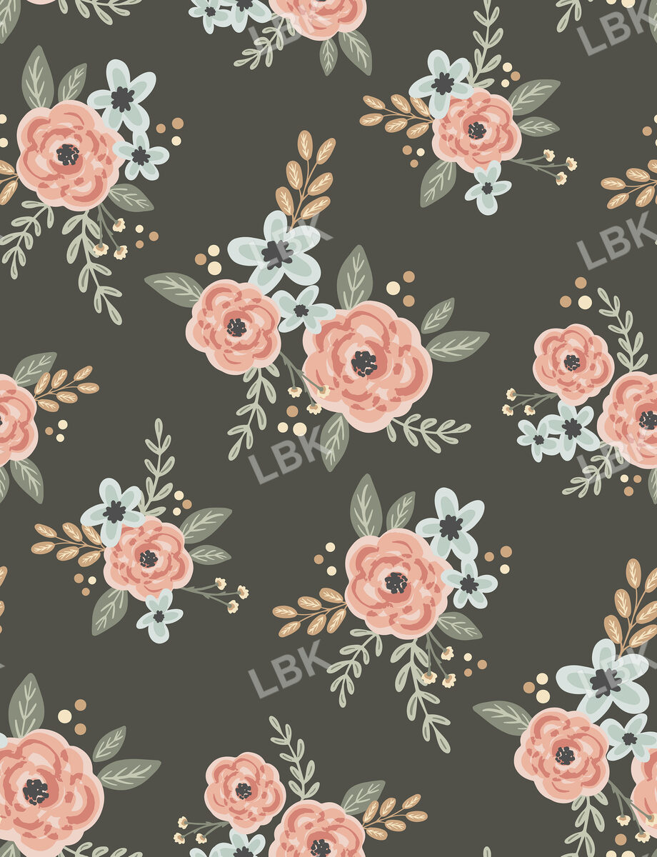 Wild Love Floral Black