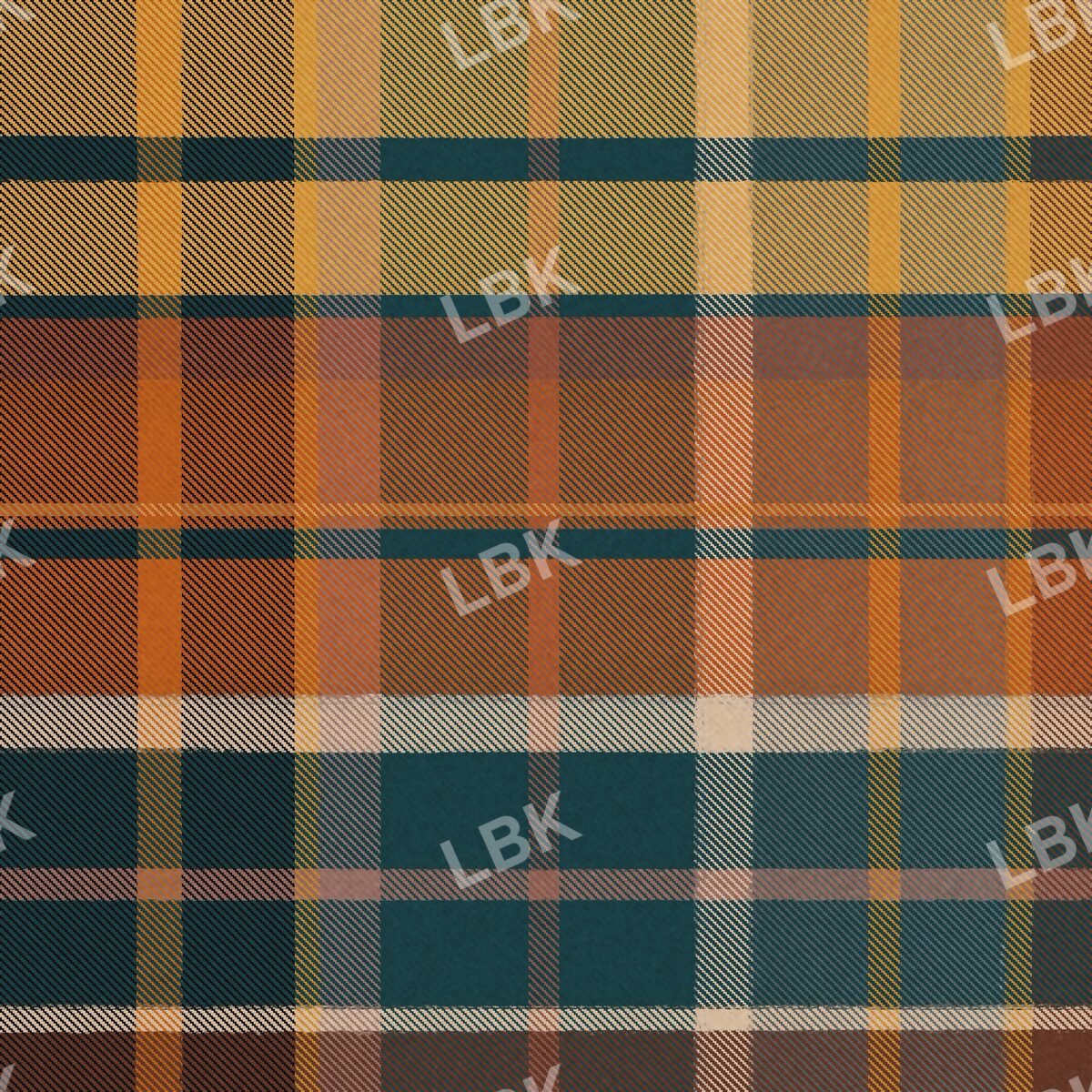 Woodsy trail plaid soft forest teal mix