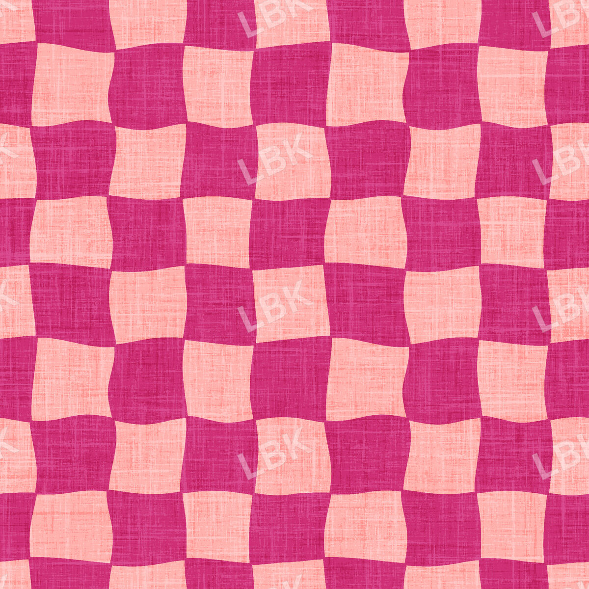 Skate Park Funky Check Hot Pink