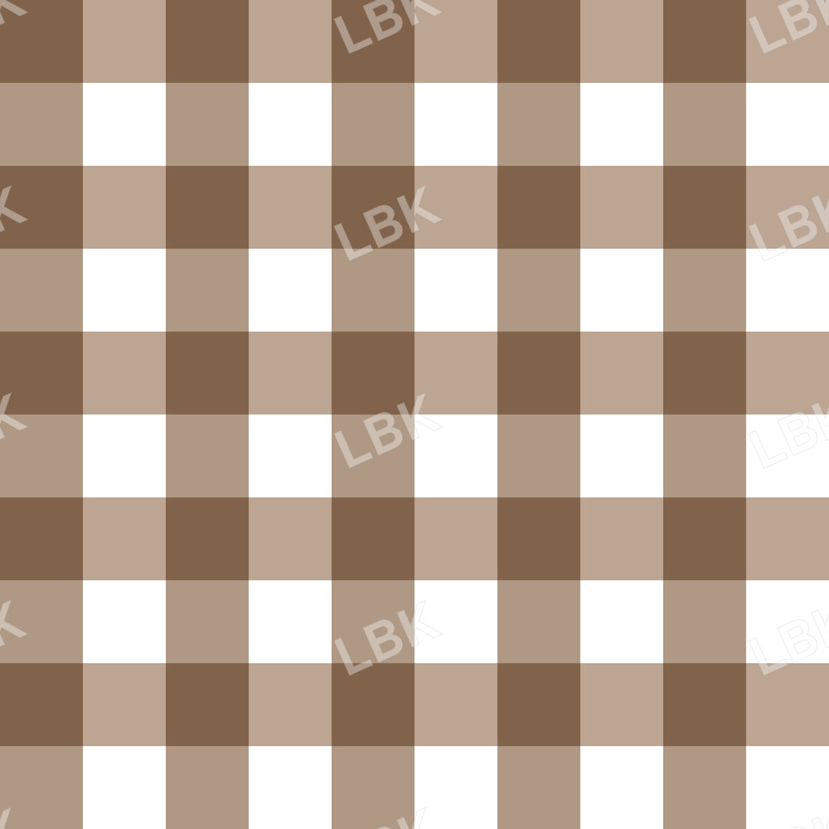 Desert Tan Checkered Gingham