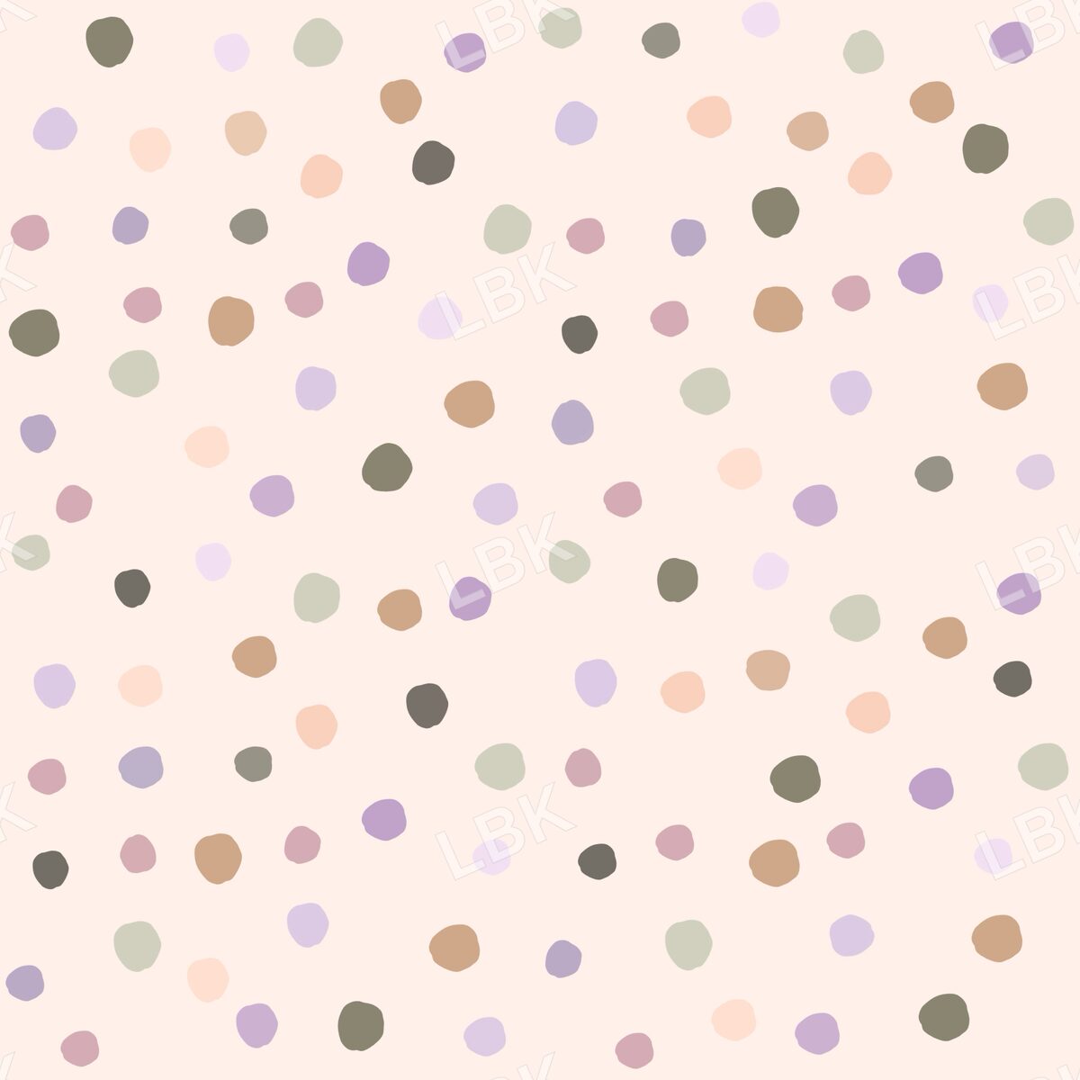 Polka dot mix cream multi