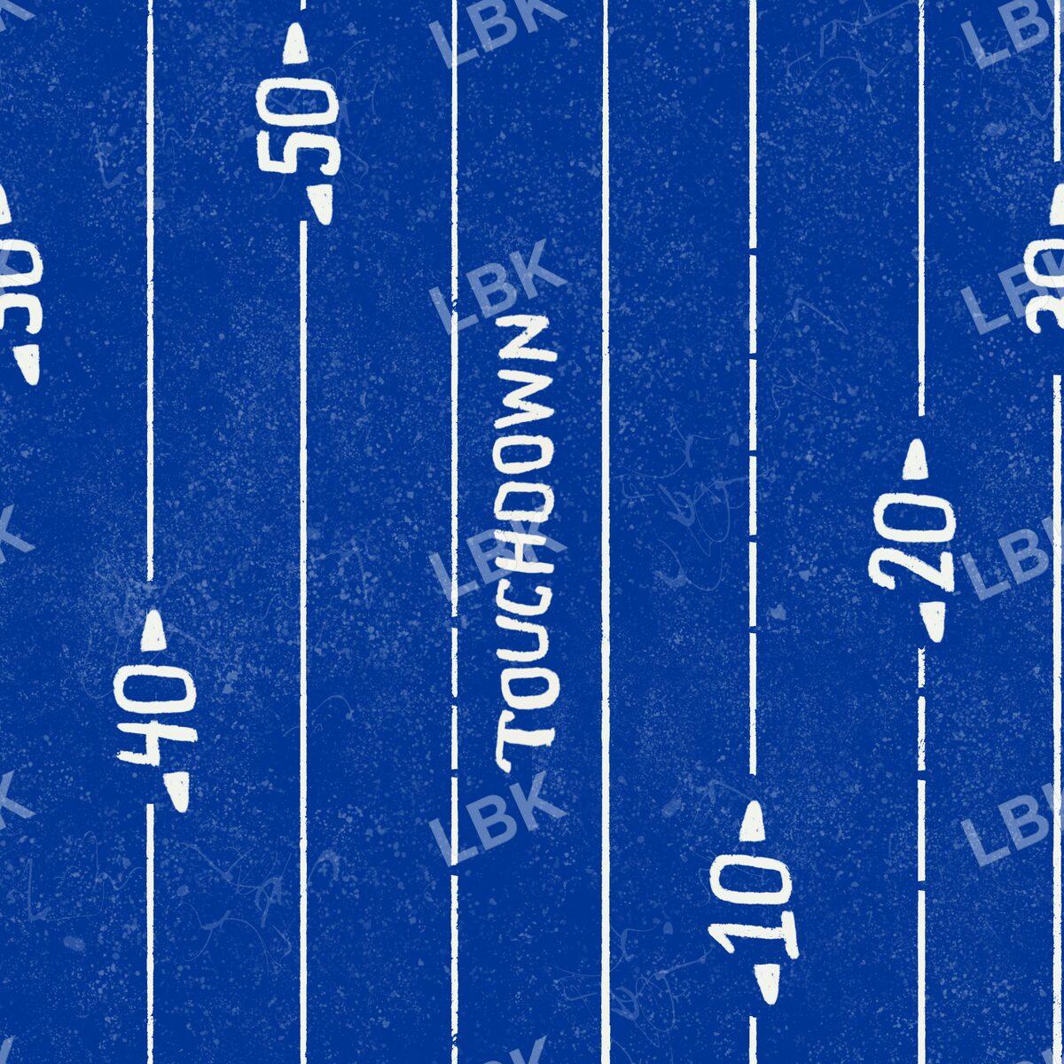 Dallas blue touchdown stripe