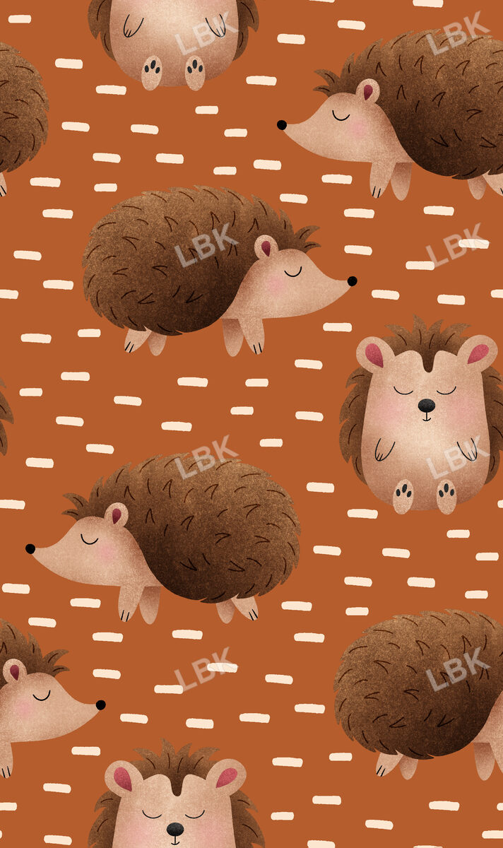 Fall Y'all Hedgehog Orange