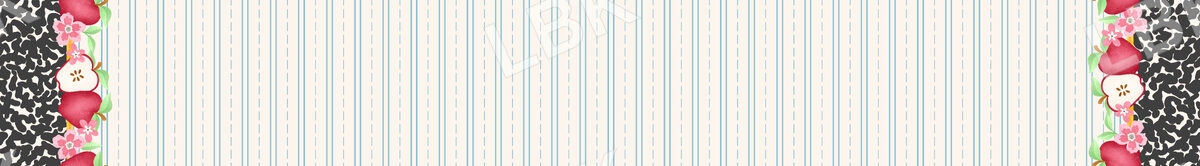 Back 2 School 2.0 Double Border- Apple Floral