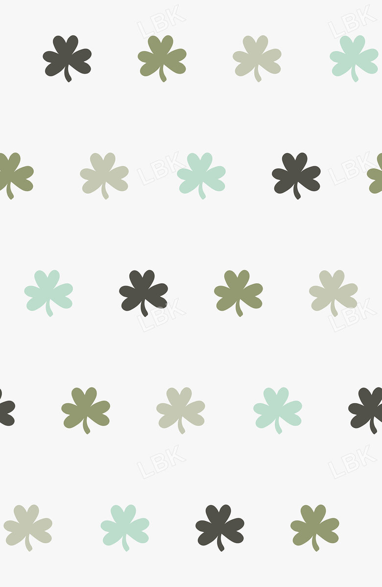 Wild LUCK Shamrocks White