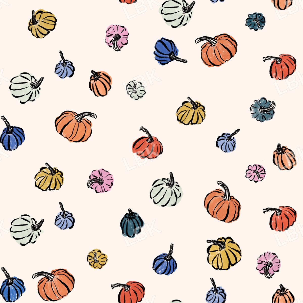 Little fall pumpkins cream