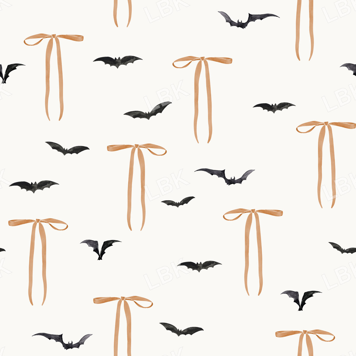 Halloween Bows and Bats