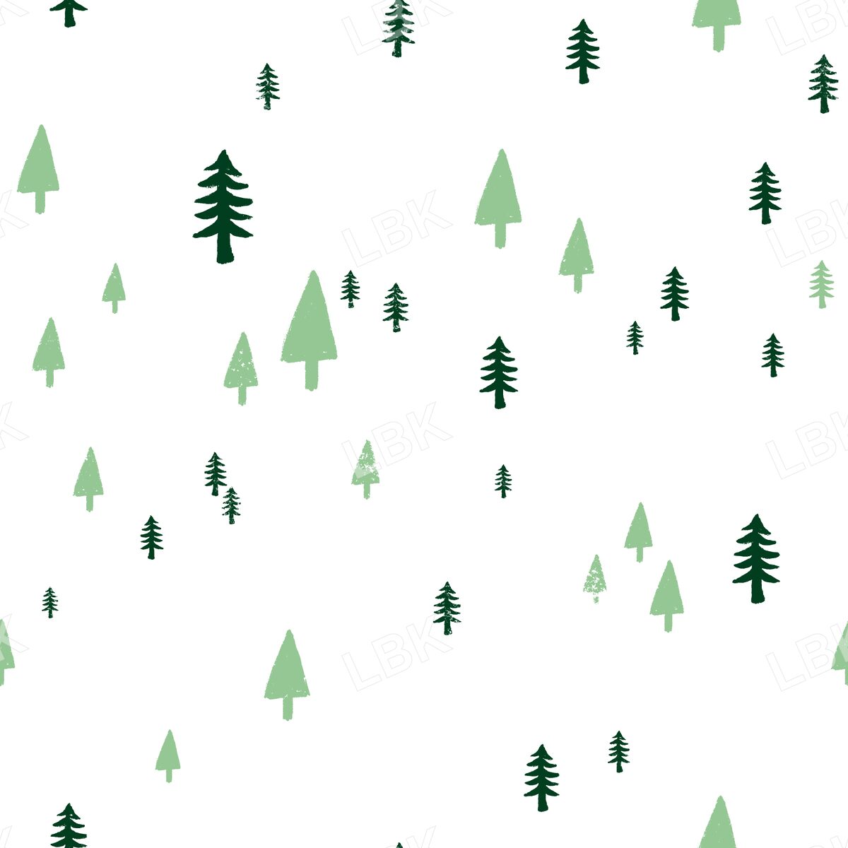 Tiny trees white