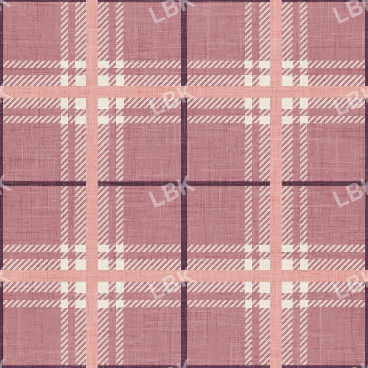 Faux Flannel Mum Plaid