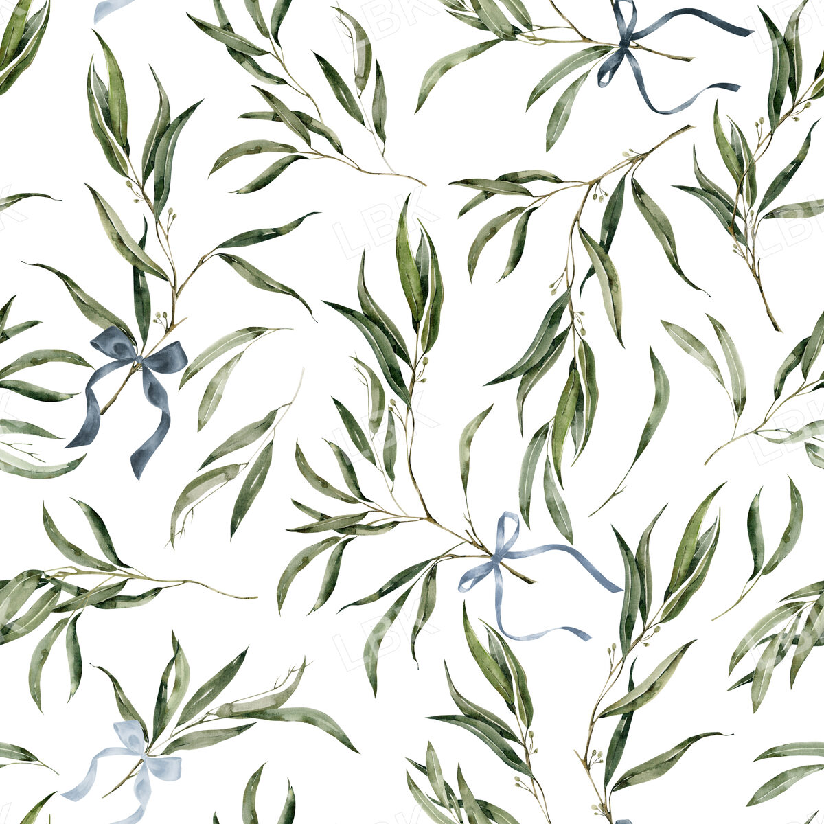 Dainty Bows and Eucalyptus