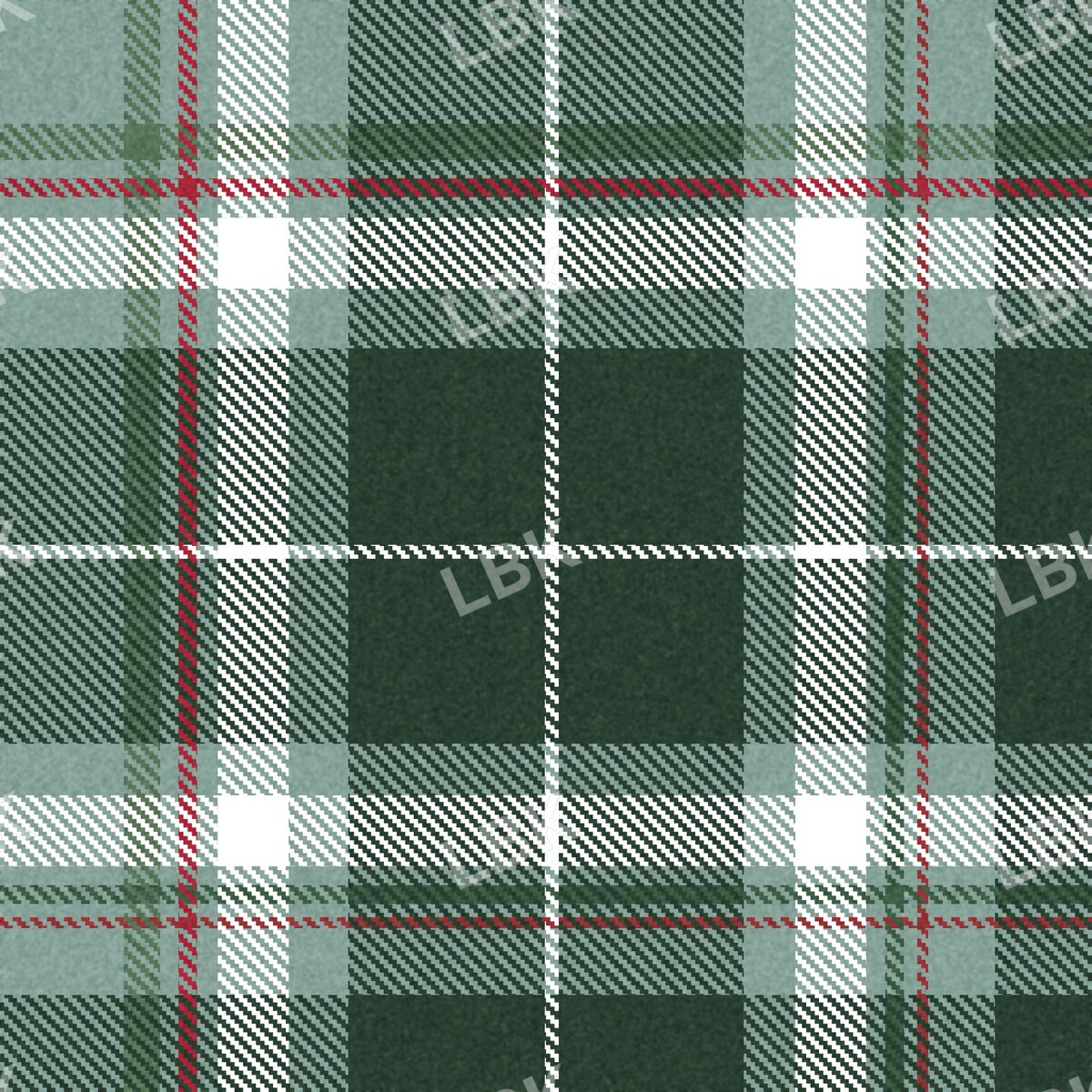 Frasier green cozy plaid