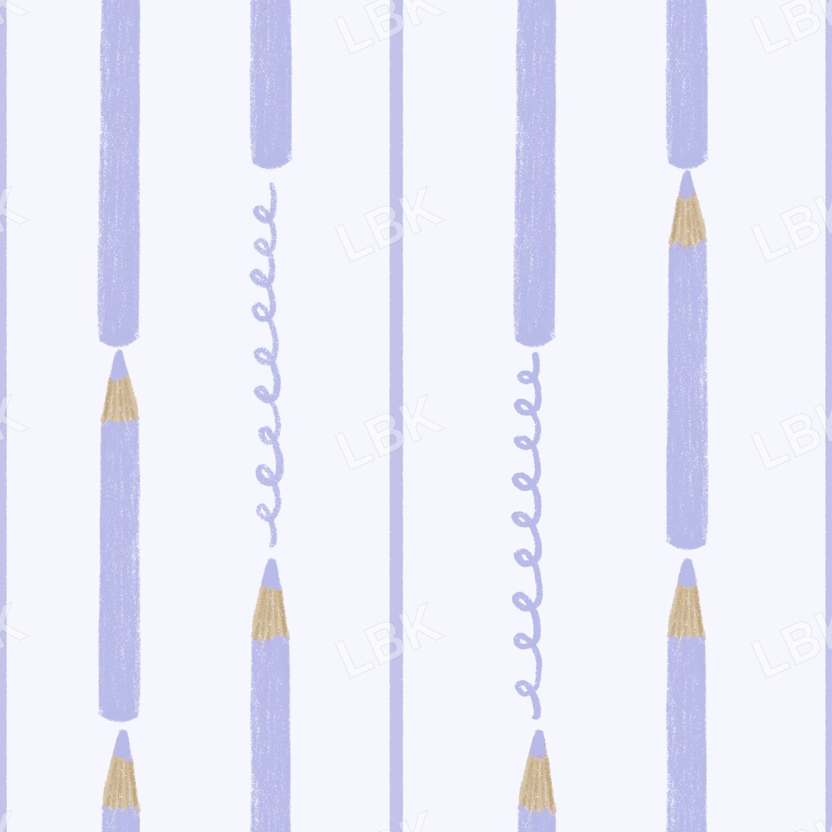 Colored pencil scribble stripe purple pencil