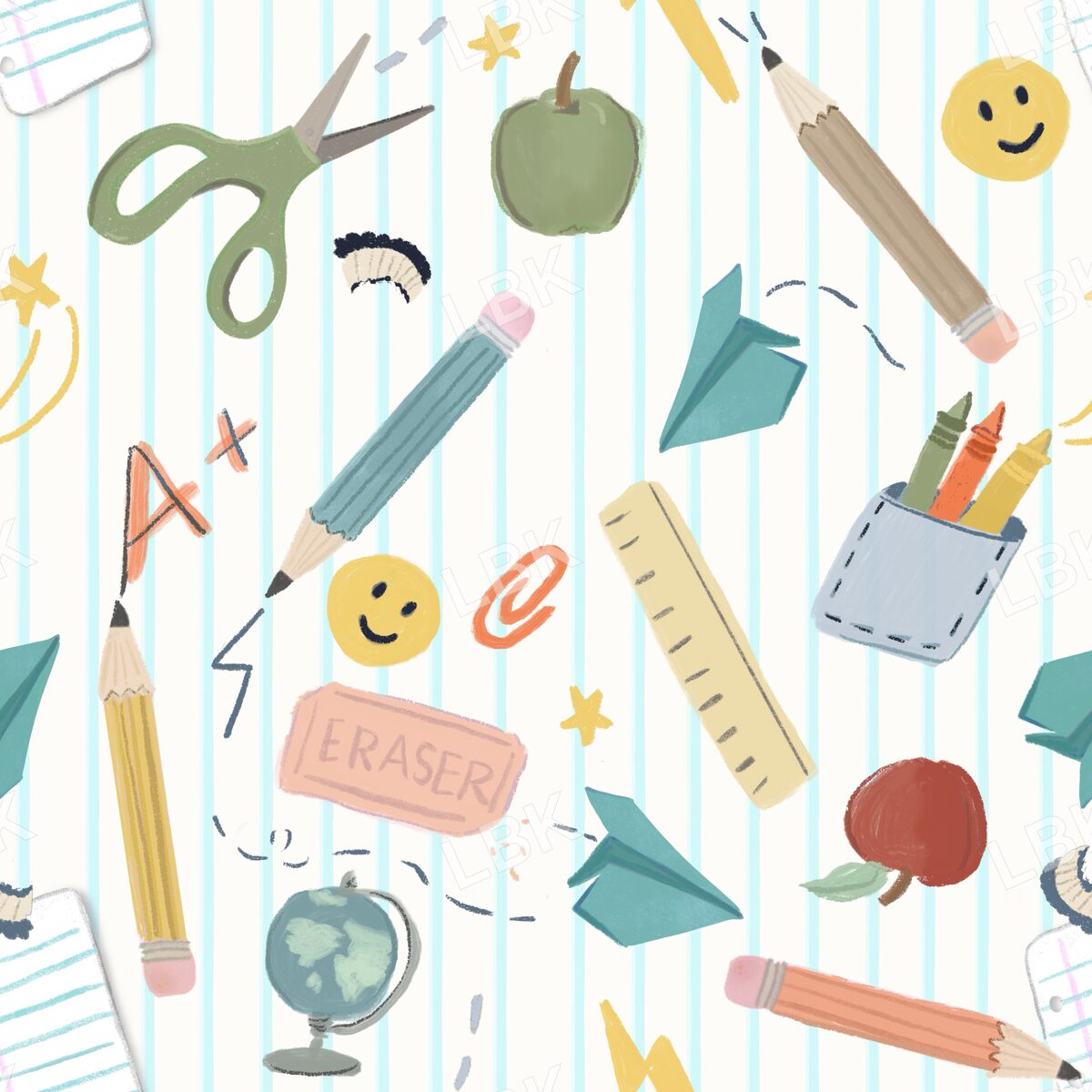 School supplydesk essentials notebook paper