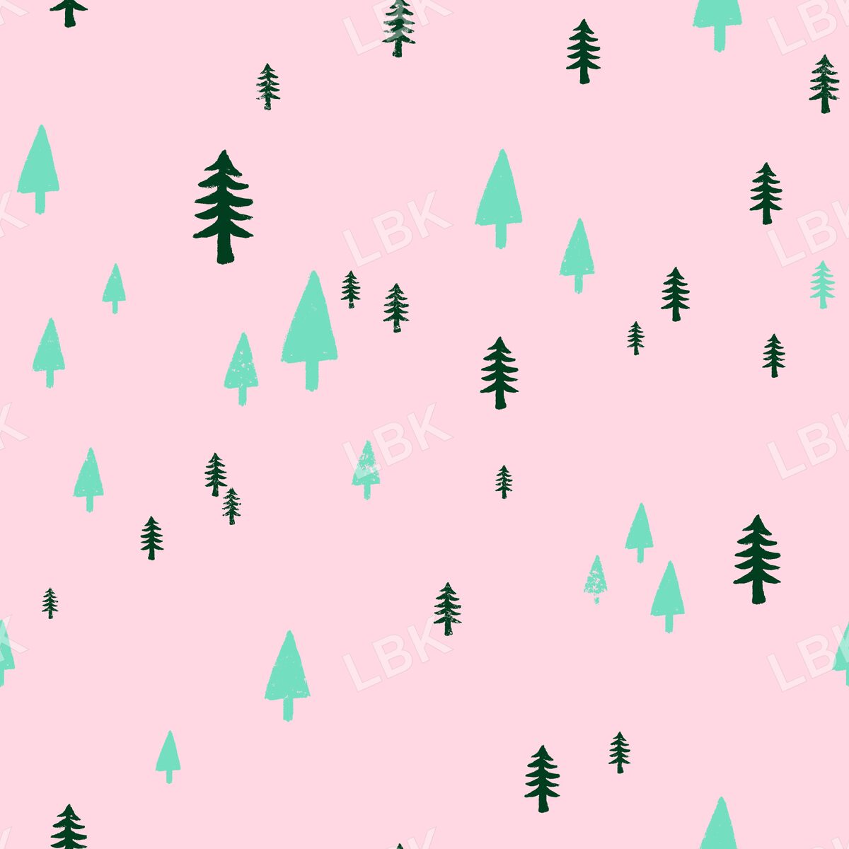 Tiny trees - pink