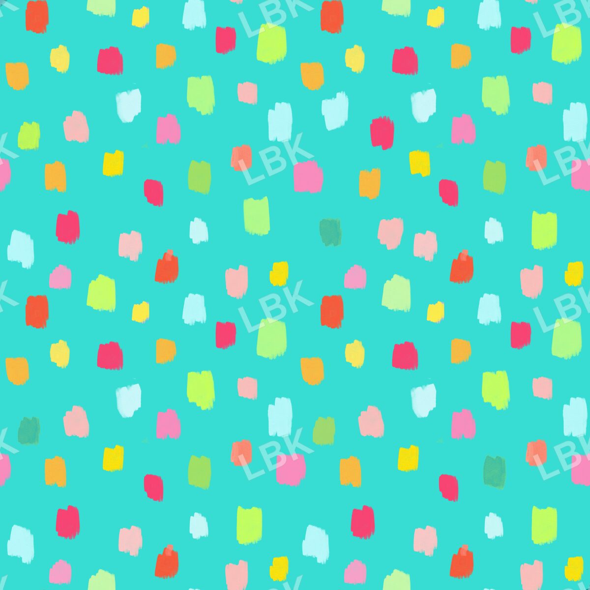 Bright paint dash turquoise