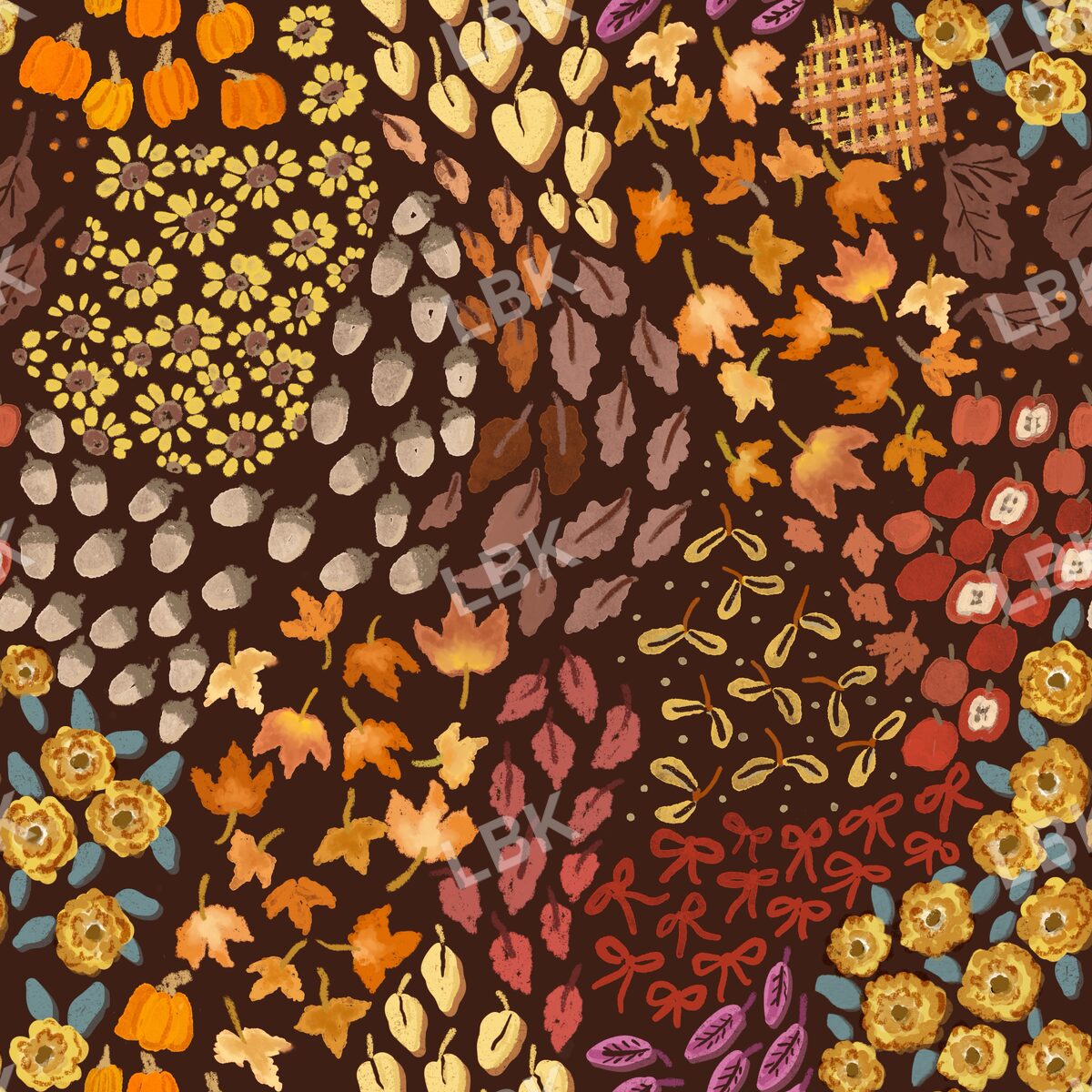 Falling for Autumn dark walnut