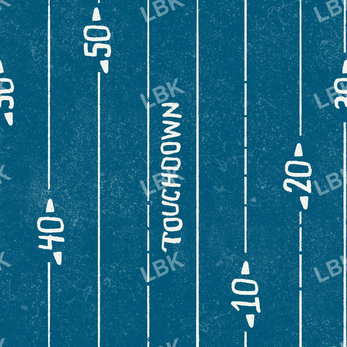 Miami blue touchdown stripe
