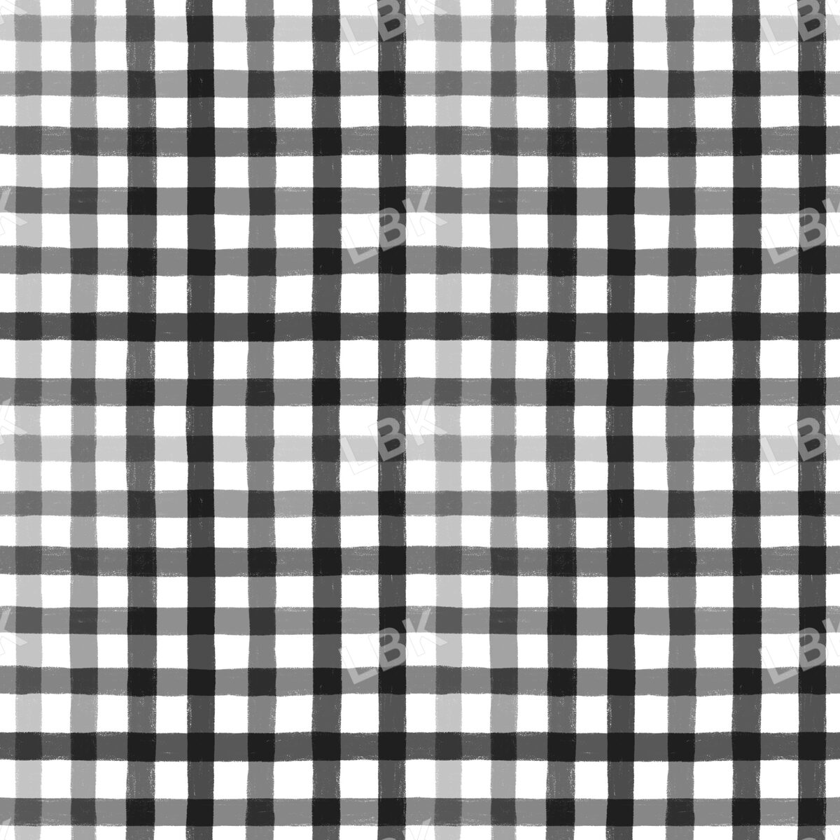 Black and white gradient gingham