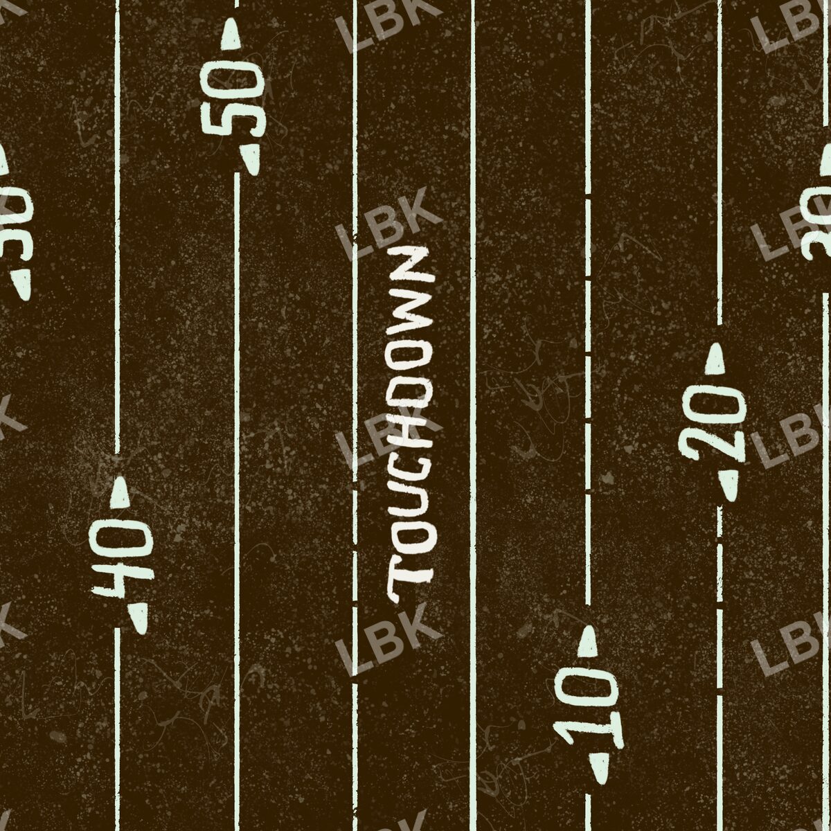 Cleveland brown touchdown stripes