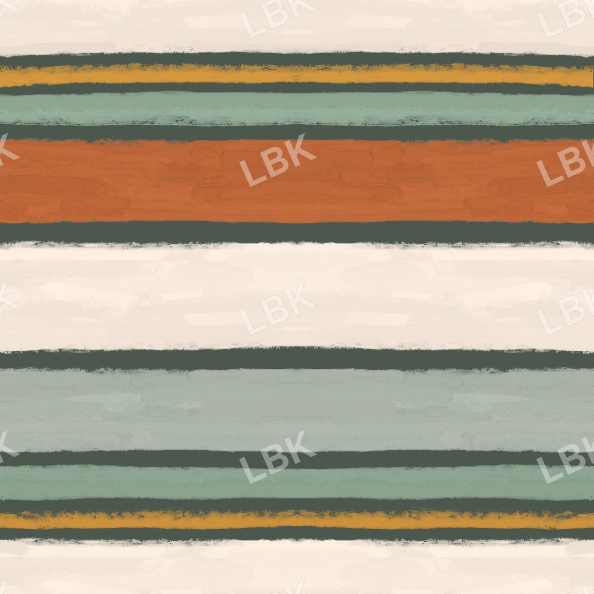 Rustic painted stripe dark green