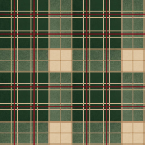 Mistletoe Manor Classic Holiday Plaid Green